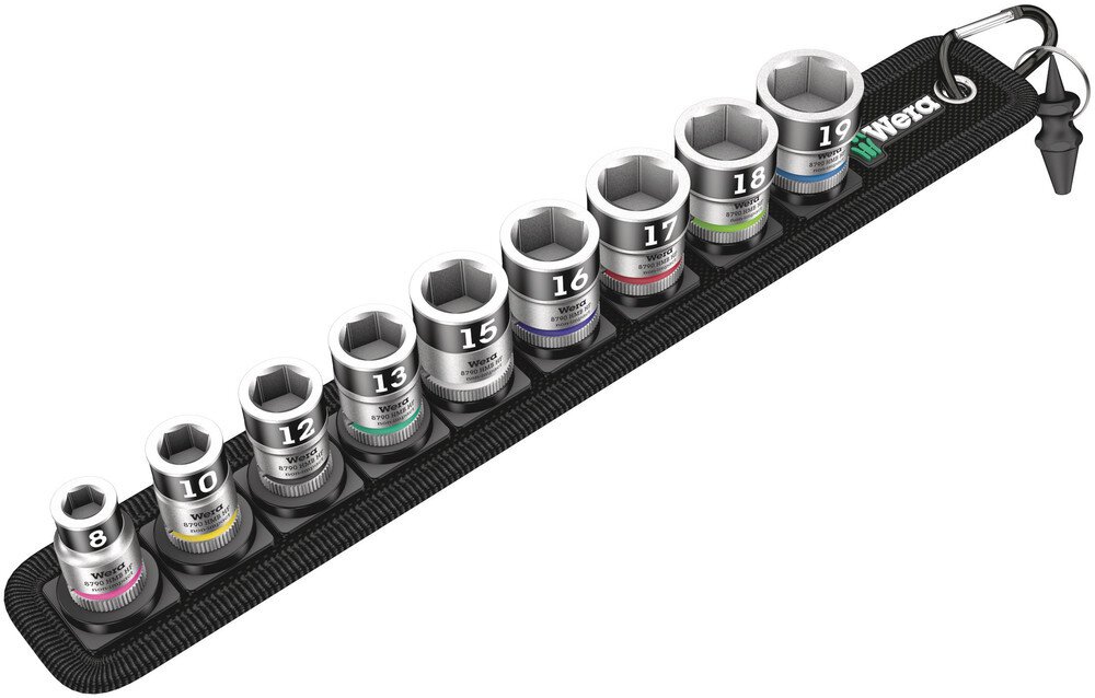 Steckschlüsseleinsatz-Satz, mit Haltefunktion, 3/8"-Antrieb, 10-teilig #zoom-1