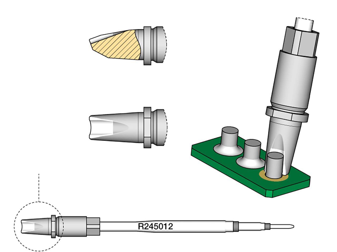 Lötspitze R245, Pin-Connector, Ø 3,5 mm, R245012 #zoom-2