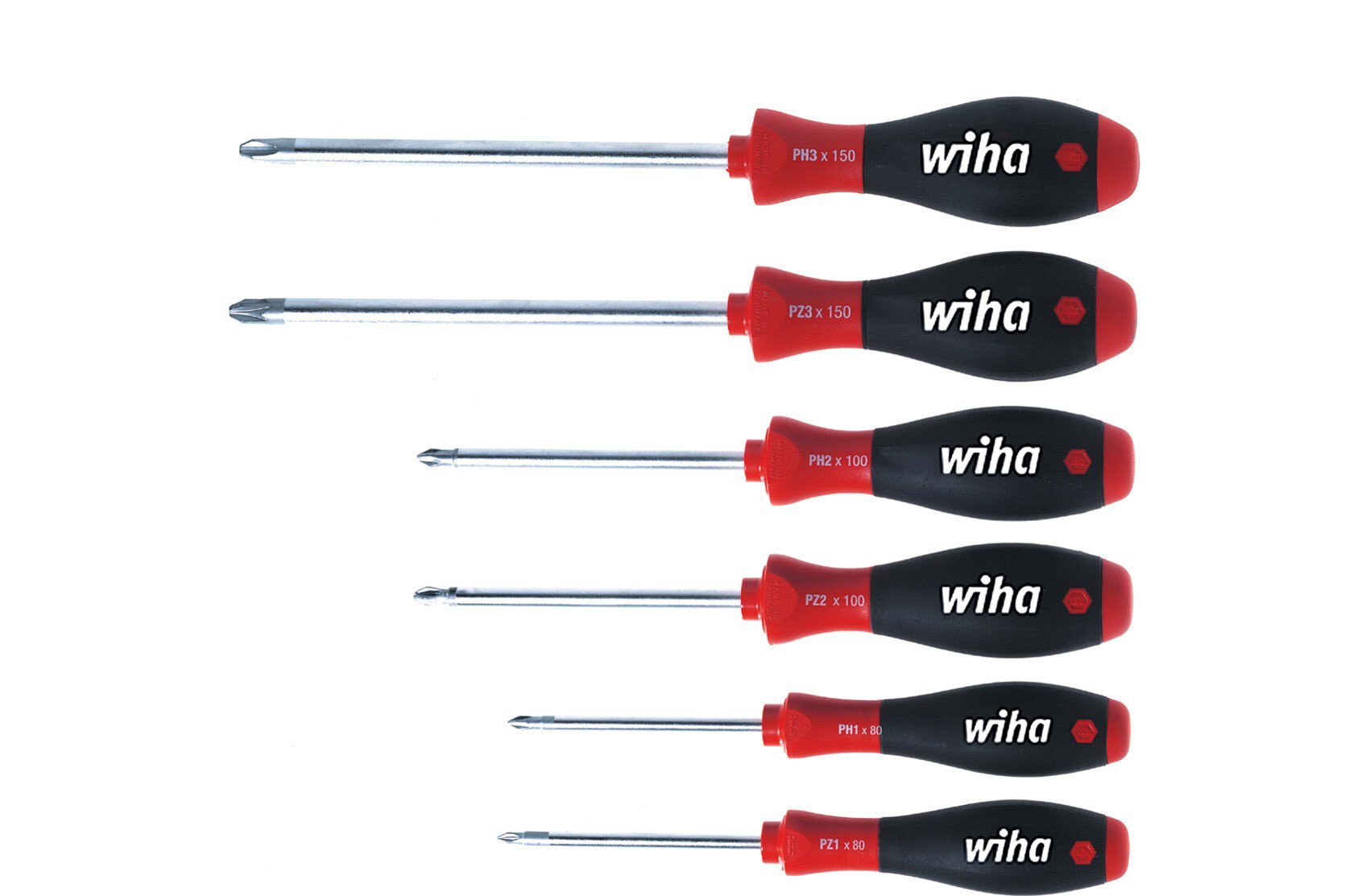 Screwdriver set SoftFinish® Phillips, Pozidriv 6 pcs. (26146) #zoom-1
