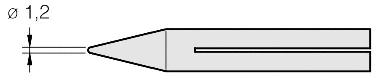 Lötspitze für 30ST/40ST/SL2020 und IN2100, CLASSIC-Serie, PH12D #zoom-1