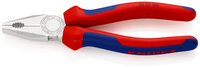 Combination pliers with multi-component sleeves, chrome-plated, 180 mm (SB card/blister) #thumbnail-1