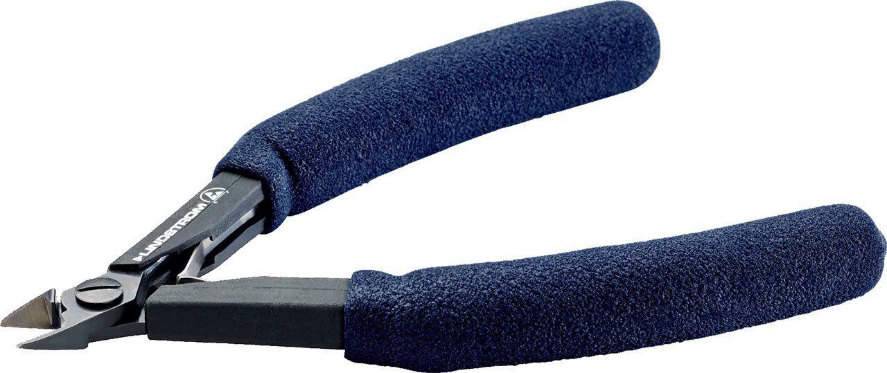 Pince coupante de précision ESD pointue &amp; aplatie, XS, Flush #zoom-1