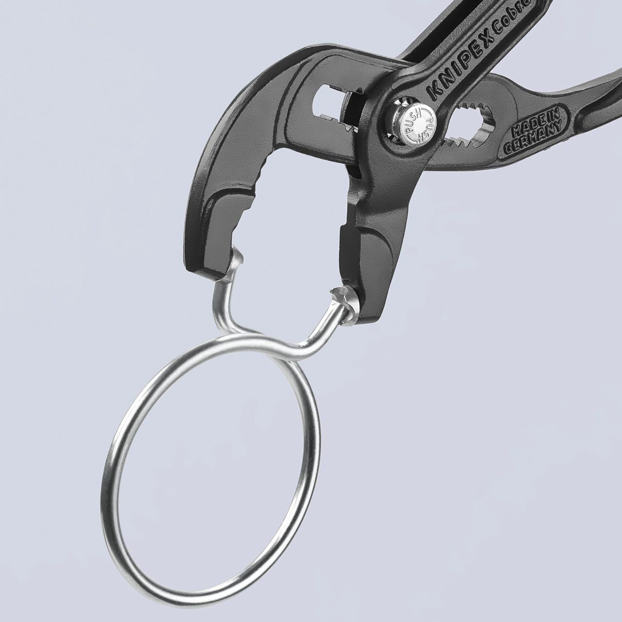Federbandschellenzange, grau atramentiert, 180 mm #zoom-10