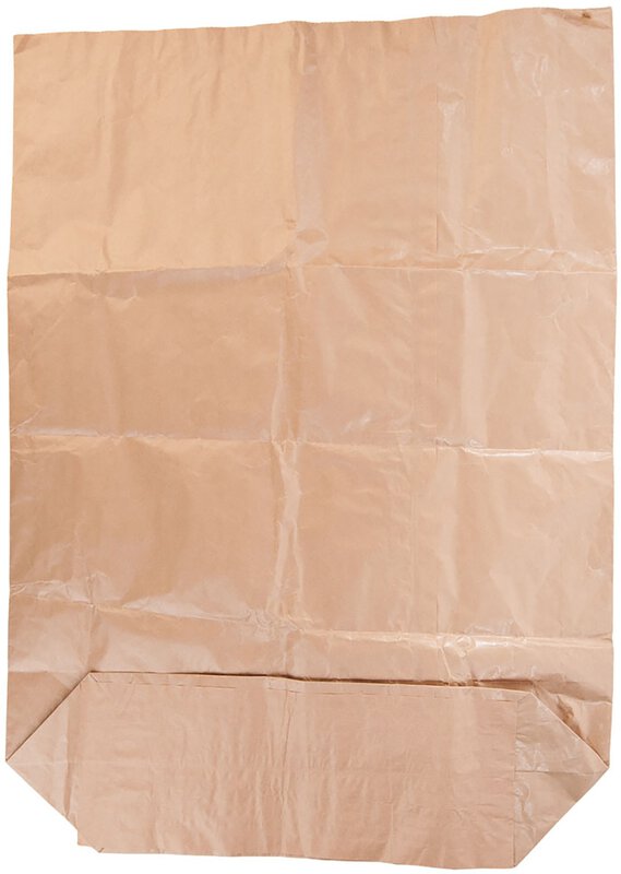 NATUREStar Abfallsäcke aus Papier, braun, 120l 70*95*22cm, kein Aufdruck