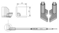 Lötspitze für QFP/PLCC, 11 mm, C420280 #thumbnail-1