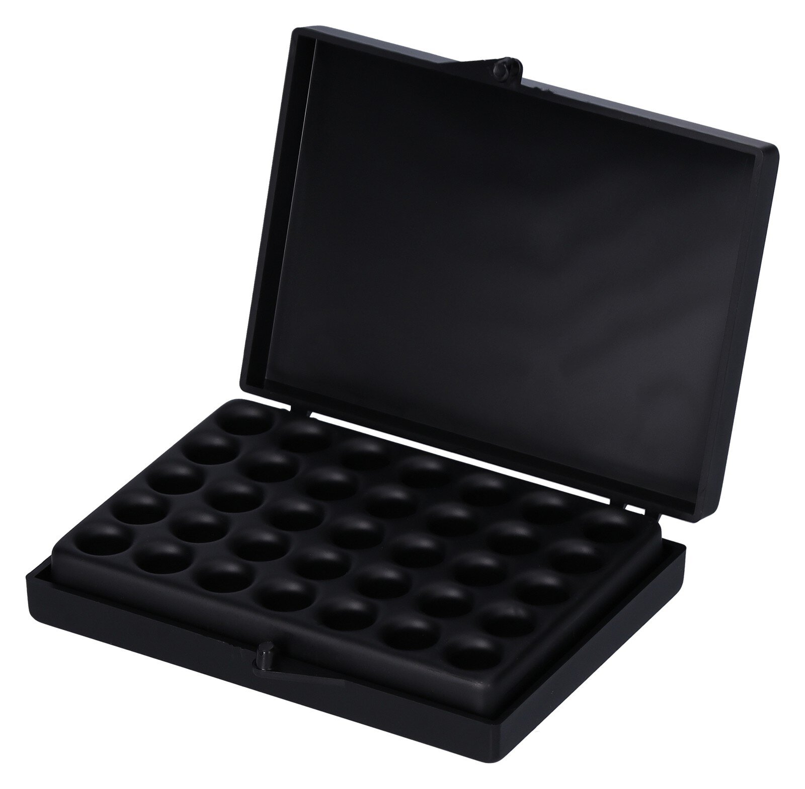 ESD SMD Scharnierdose V5-27 inkl. Einlage, 35 Fächer á 7 x 6 mm, 77 x 55 x 12 mm #zoom-1