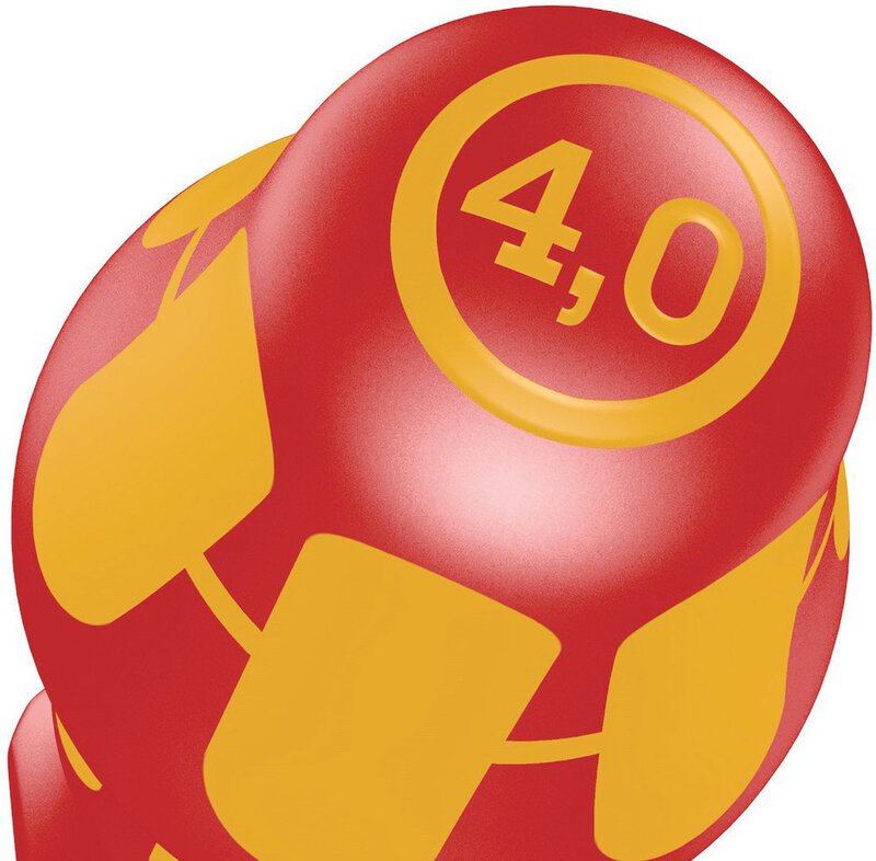 VDE-isolierter Schlitz-Schraubendreher mit reduziertem Klingendurchmesser, 0,8 x 4 x 100 mm #2