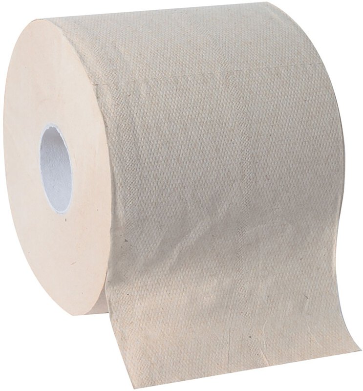 NATUREStar Bio-Toilettenpapier, naturbraun, 2-lagig, 600 Blatt 10x12,5cm, 4 Rollen, FSC-zertifiziert