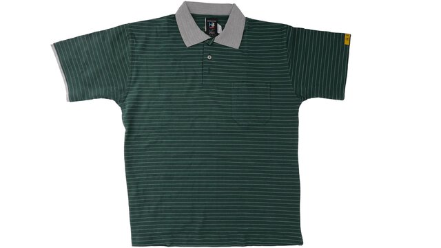 ESD Polo Shirt CONDUCTEX kurzarm, dunkelgrün, grau, unisex, M
