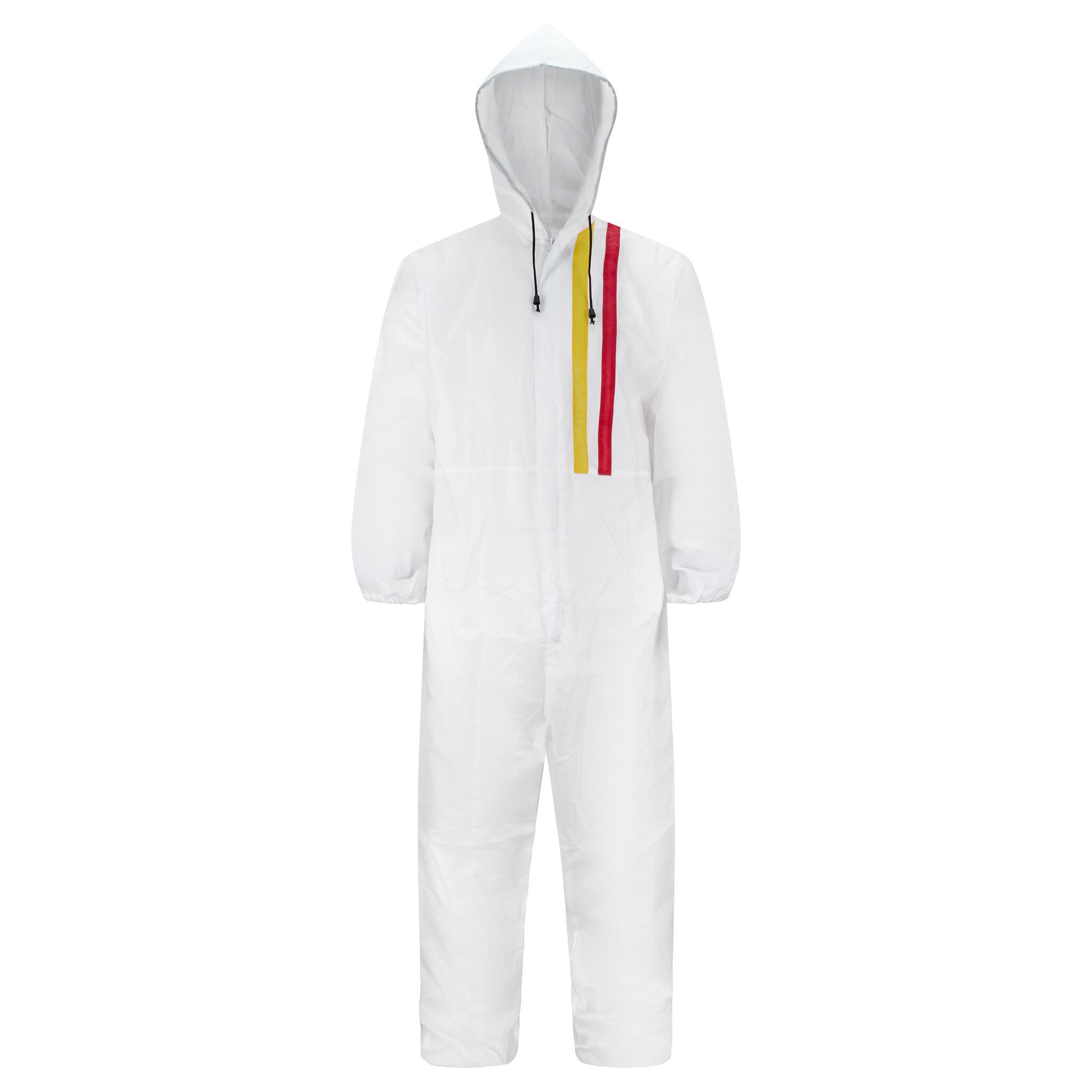 Herbruikbare schildersoverall, 100% polyester, wit #zoom-1