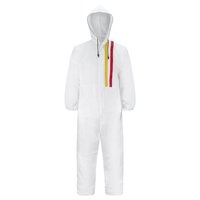 Herbruikbare schildersoverall, 100% polyester, wit #thumbnail-1