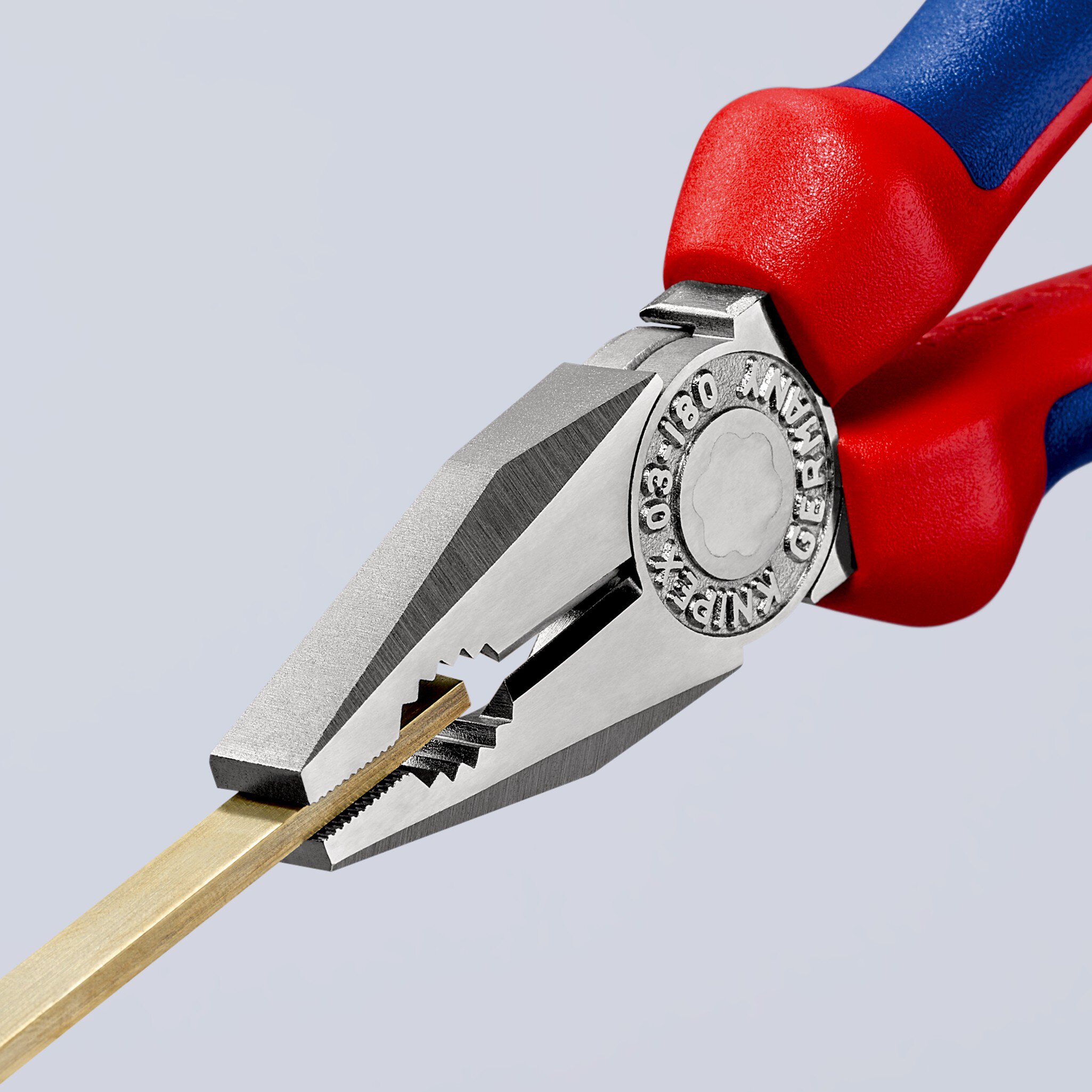 Combination pliers with multi-component sleeves, chrome-plated, 180 mm (SB card/blister) #zoom-7