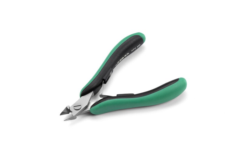 HPC422 high-precision diagonal cutters, flush cut, small conical head