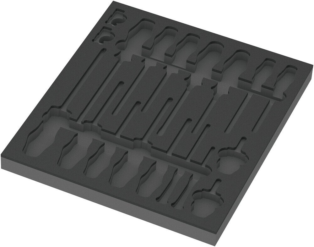 Schaumstoffeinlage Schraubendreher Set 1, ohne Werkzeug, 344 x 30 x 392 mm #zoom-1