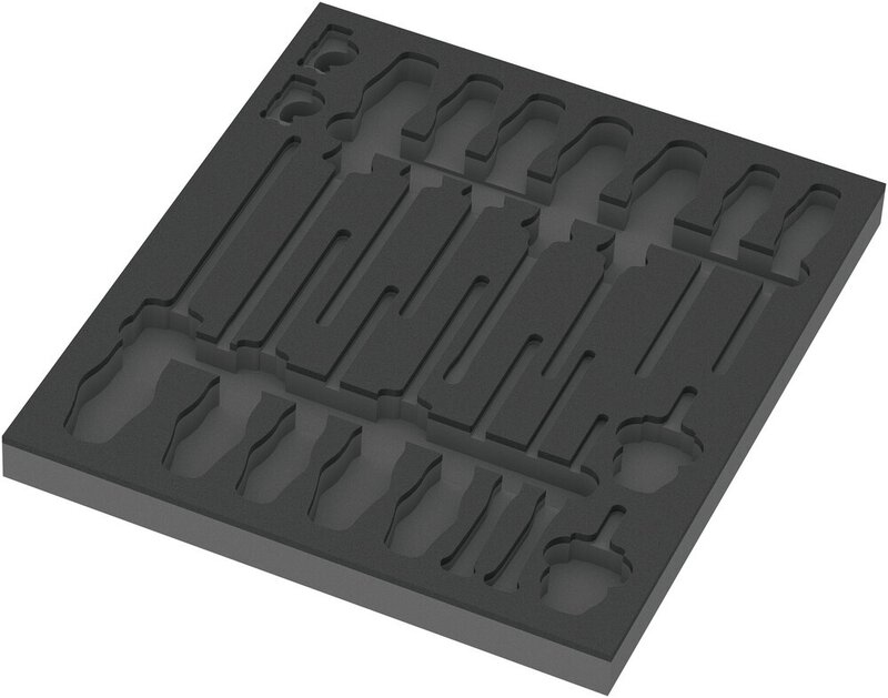 Schaumstoffeinlage Schraubendreher Set 1, ohne Werkzeug, 344 x 30 x 392 mm #1