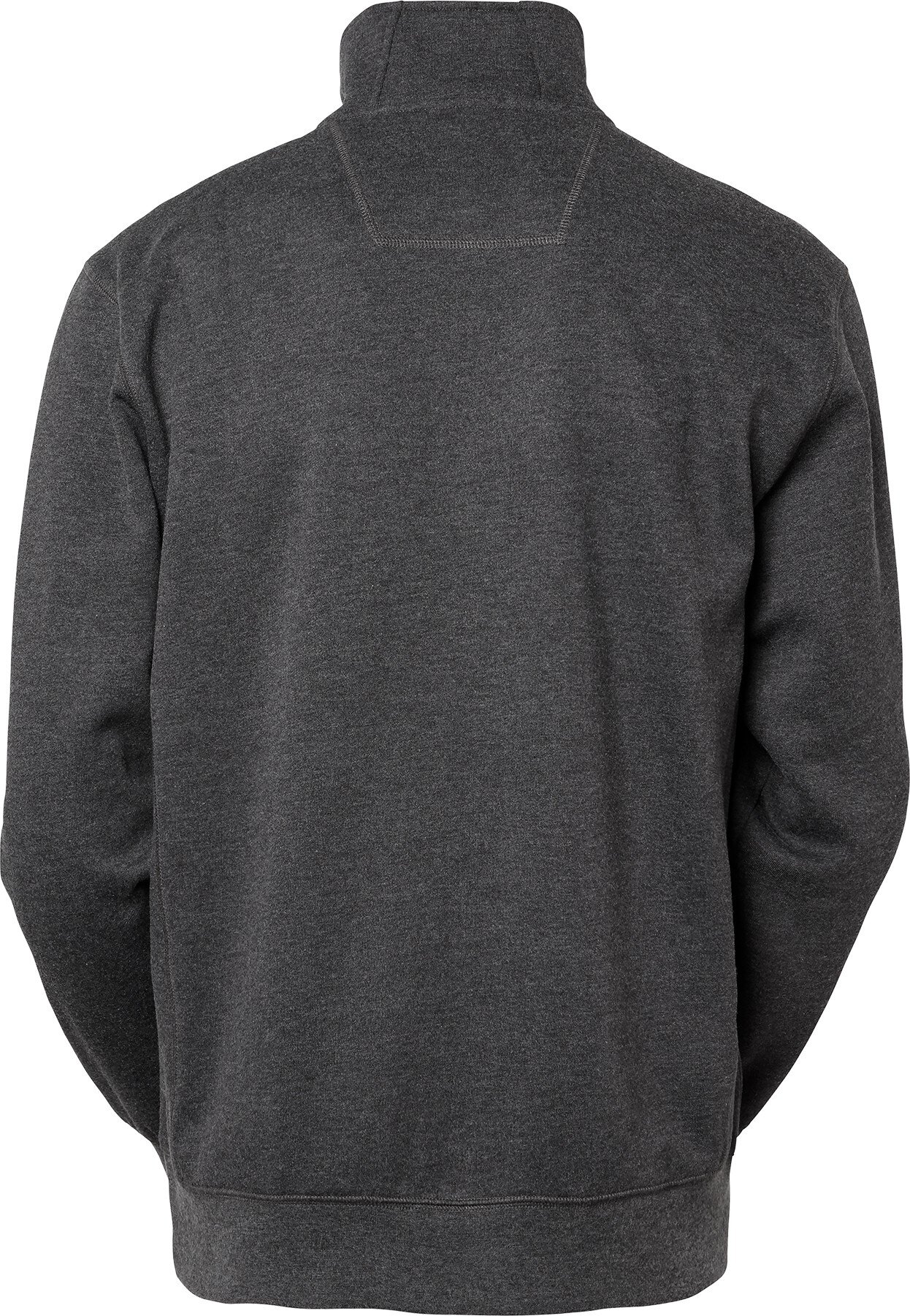 Felpa Webber con mezza zip, Uomo, Grigio scuro, 3XL #zoom-3