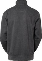 Felpa Webber con mezza zip, Uomo, Grigio scuro, 3XL #thumbnail-3