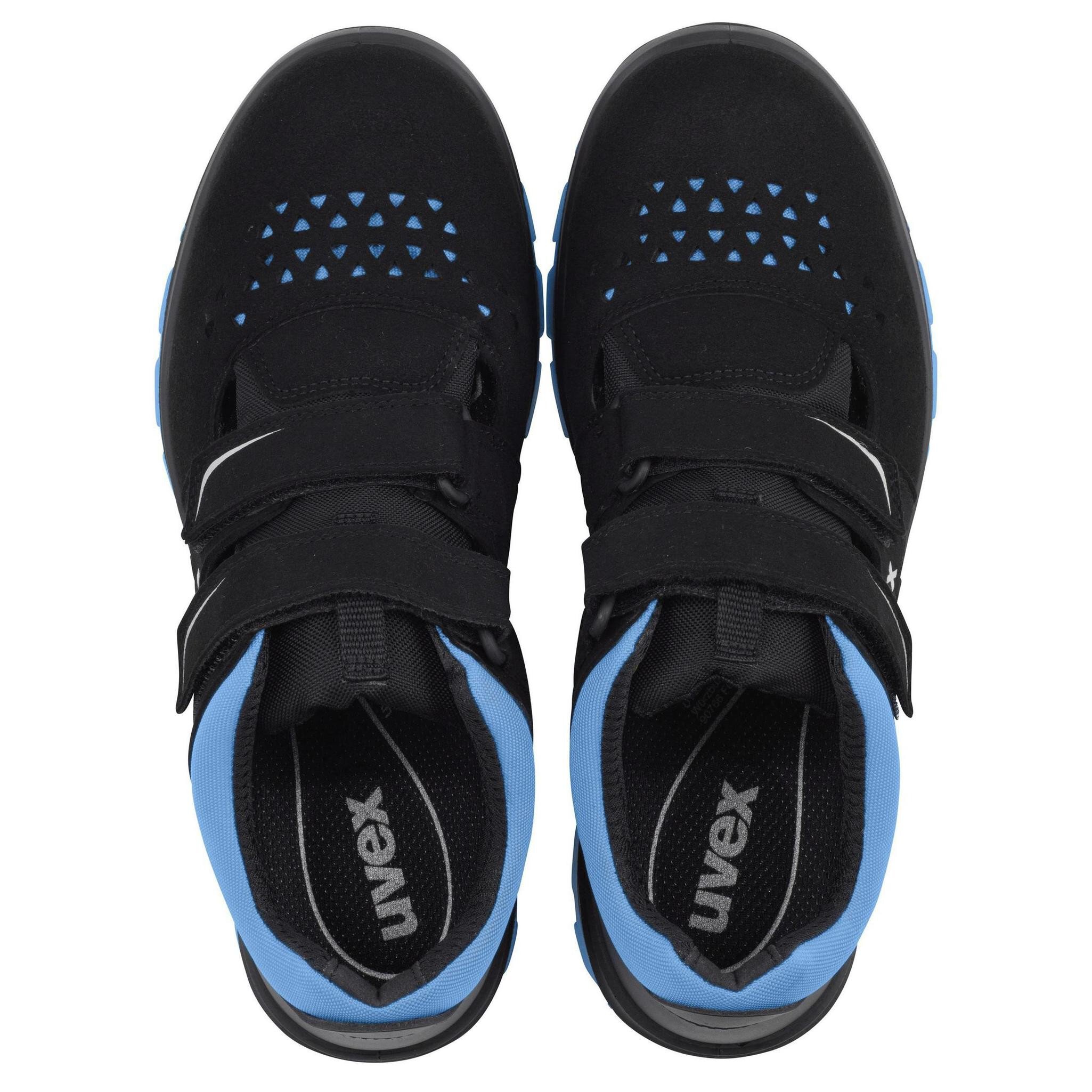 2 sandales de sécurité xenova S1, noir-bleu #zoom-13
