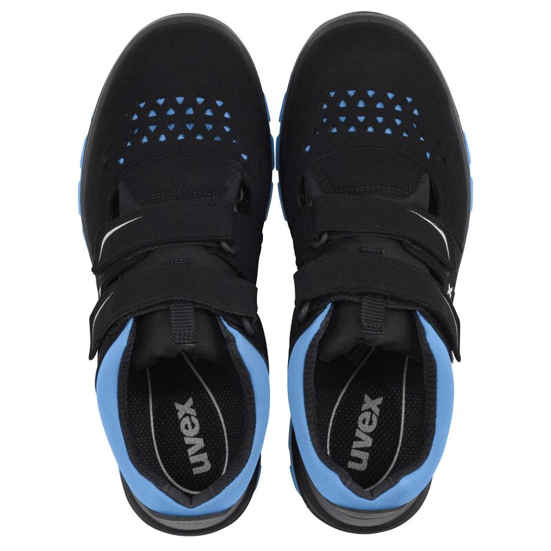2 sandales de sécurité xenova S1, noir-bleu #13