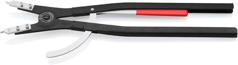 Sicherungsringzange für Außenringe auf Wellen, schwarz pulverbeschichtet, 570 mm #1