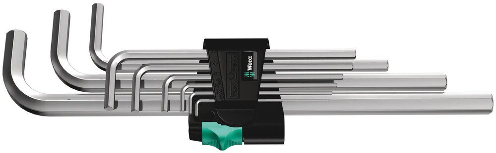 Inbussleutelset, metrisch, verchroomd frame, 9-delig #zoom-1