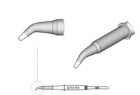 Lötspitze konisch gebogen, D: 0,5 mm, C115110 #thumbnail-2