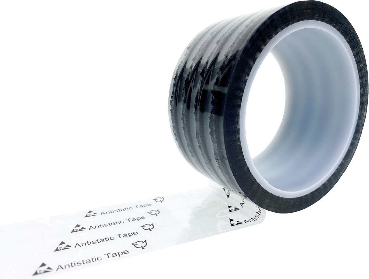 ESD adhesive tape with ESD warning symbol, transparent, 48mm, 36m #zoom-1