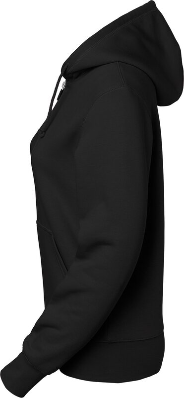 Felpa Georgia con zip integrale, donna, nero, XXL #4