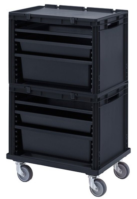 ESD-Schubladenbehälter Komplettsystem