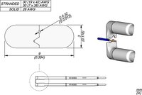 Lötspitze W14028G für WS140 Entlötpinzette, 28G 3 mm #thumbnail-1