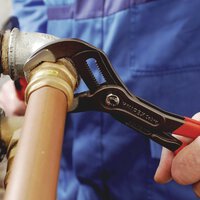 Cobra® Hightech-Wasserpumpenzange mit Mehrkomponenten-Hüllen, grau, atramentiert, 180 mm (SB-Karte/Blister) #thumbnail-2