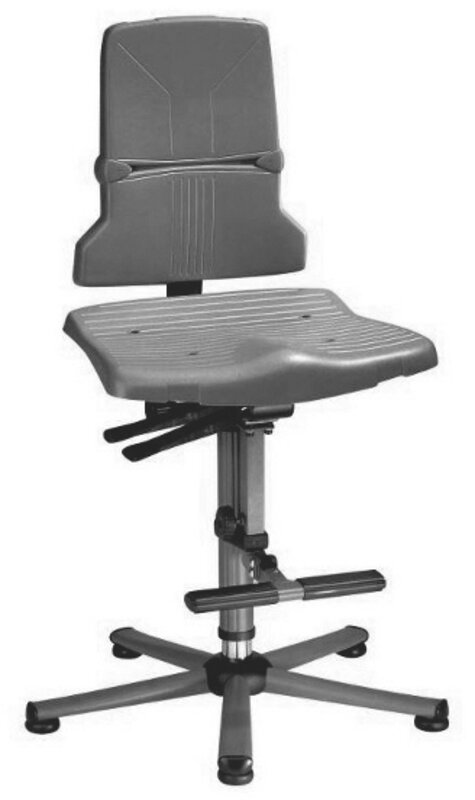 ESD chair Sintec 3 with glider and climbing aid, synchronous technology