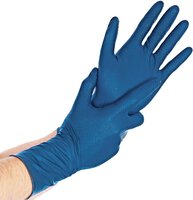 Nitrilhandschuhe Power Grip Long, blau, puderfrei, Größe 8/M #thumbnail-1