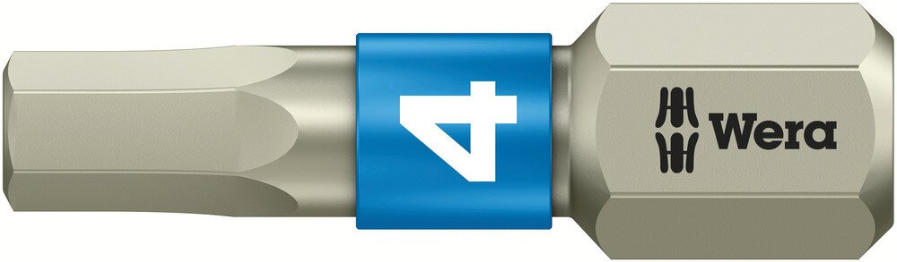 Punta per esagono incassato, acciaio inox, 4 x 25 mm #zoom-1
