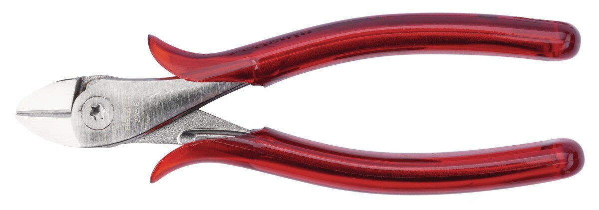 Seitenschneider mit Celluloseacetat-Griffen, vernickelt und verchromt, für Piano-Draht, 200 mm #zoom-3