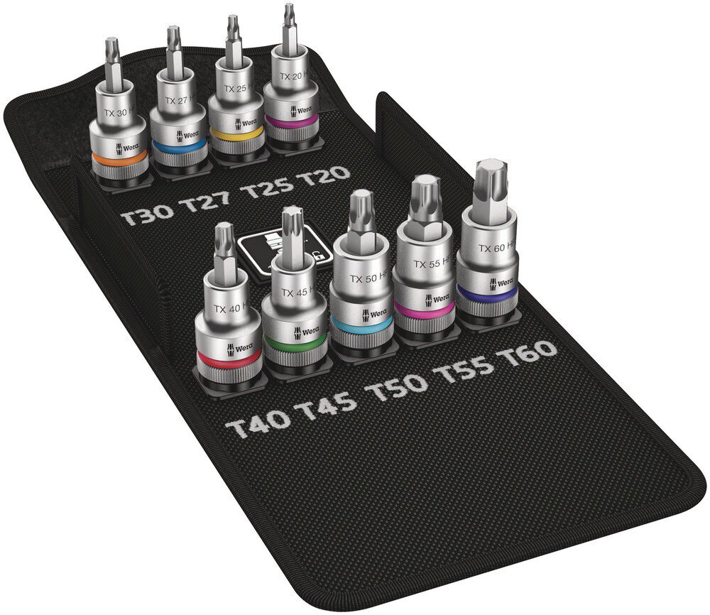 Bitnuss-Satz TORX®, mit Haltefunktion, 9-teilig #zoom-1