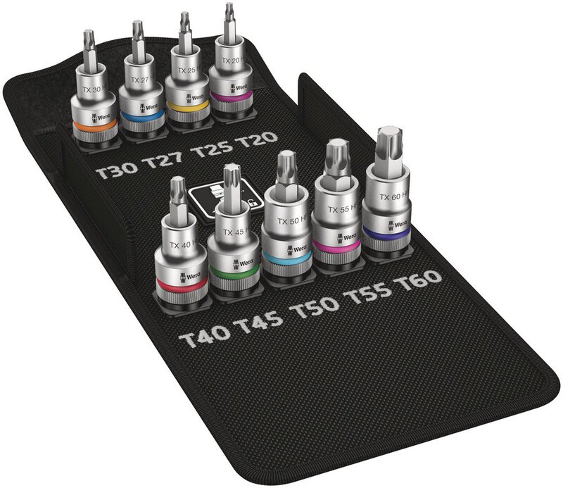Bitnuss-Satz TORX®, mit Haltefunktion, 9-teilig #1