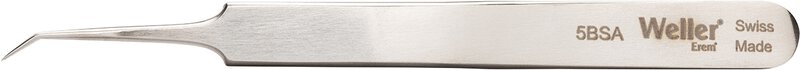 Weller Erem 5BSA Precision Tweezers, Curved 30° Relieved Pecial Stainless Steel Nonmagnetic  Non-Rusting  Acid-Proof Heat-Resistant #3