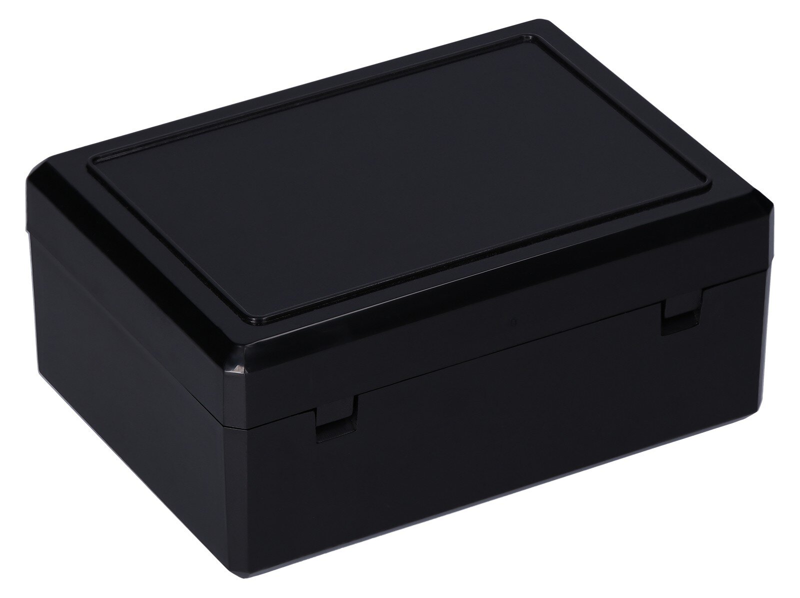 ESD stacking box with hinged lid, internal dimensions: 106 x 75 x 46 mm #zoom-2