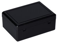 ESD stacking box with hinged lid, internal dimensions: 106 x 75 x 46 mm #thumbnail-2