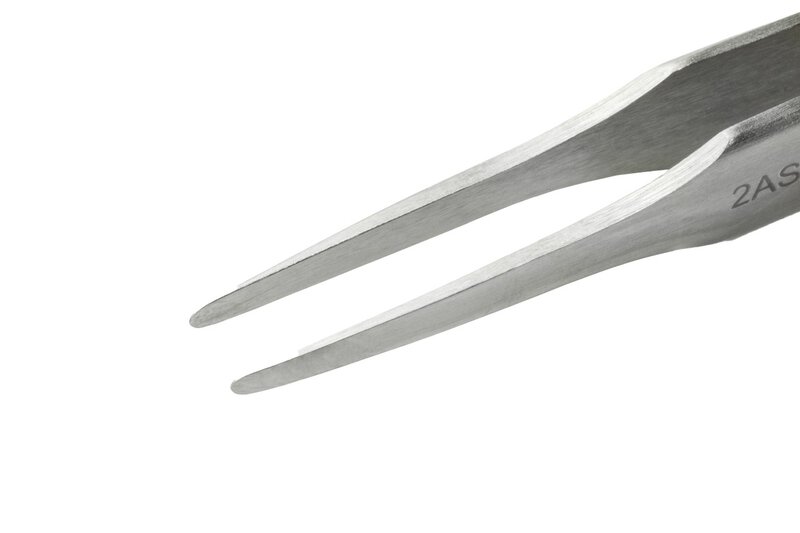 Weller Erem 2ASA Precision Tweezers with Flat Rounded Tips for Gripping Components #6