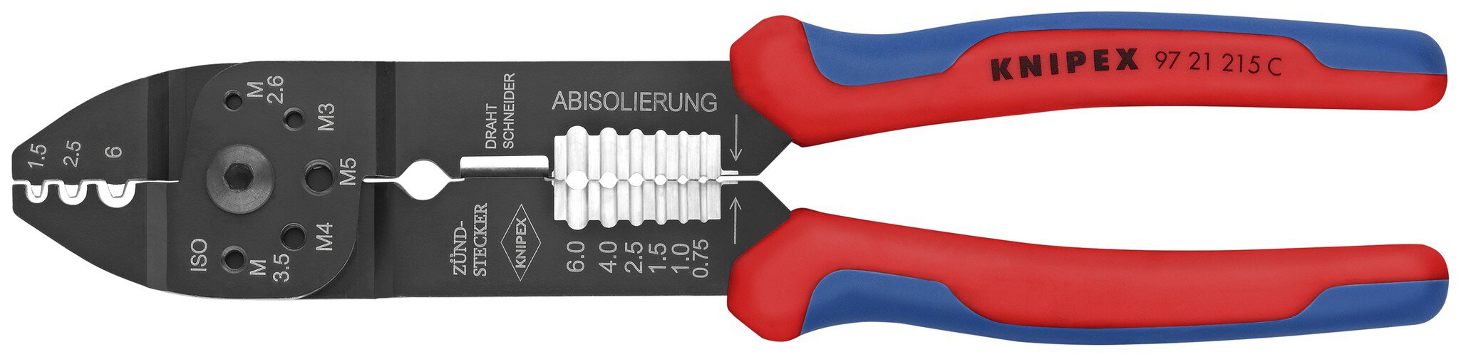 Crimping pliers, painted black, 230 mm #zoom-3