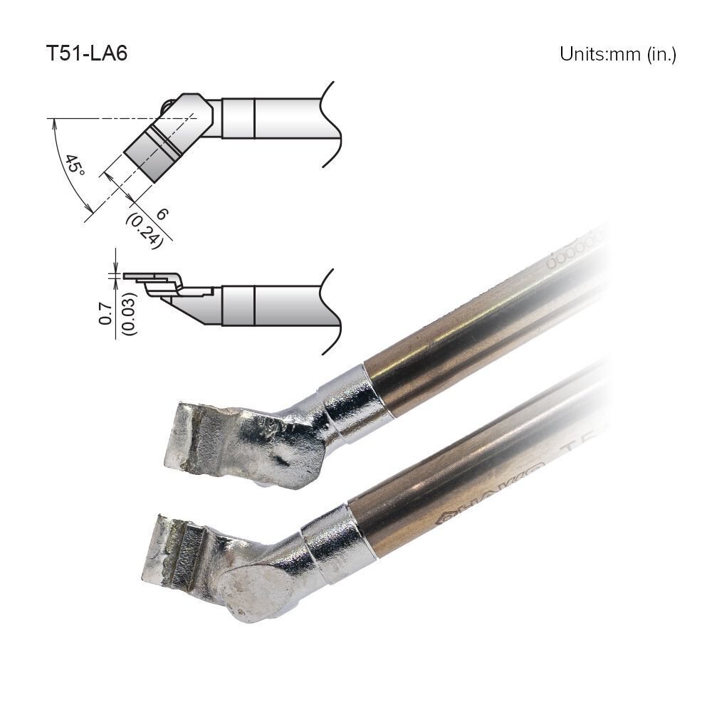 T51-LA6 Actieve soldeerstift formaat SOP 6LA #zoom-2