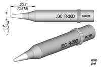 R-20 soldeerstift voor 65ST soldeerbout, 2 mm #thumbnail-1