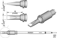 Soldeerstift R245, beitel, 4 x 1 mm, R245021 #thumbnail-1
