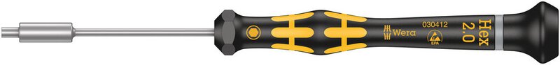Clé à douille ESD Kraftform Micro, ouverture de clé 2 x 60 mm #1