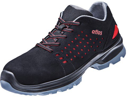 ESD lage schoen SL 30 rood 2.0, S1, Sportline, unisex, zwart/rood, maat 46 #zoom-1