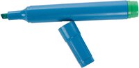 Hygostar detectable washable marker, blue housing, green writing, wedge tip #thumbnail-2