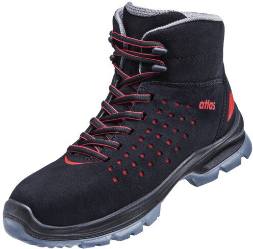 ESD Sicherheitsschuh SL 32 red 2.0, S1, Sportline, Unisex, schwarz/rot, Größe 45 #zoom-1