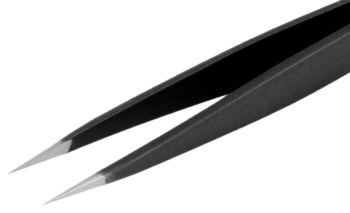 ESD tweezers, pointed, 120 mm #zoom-1